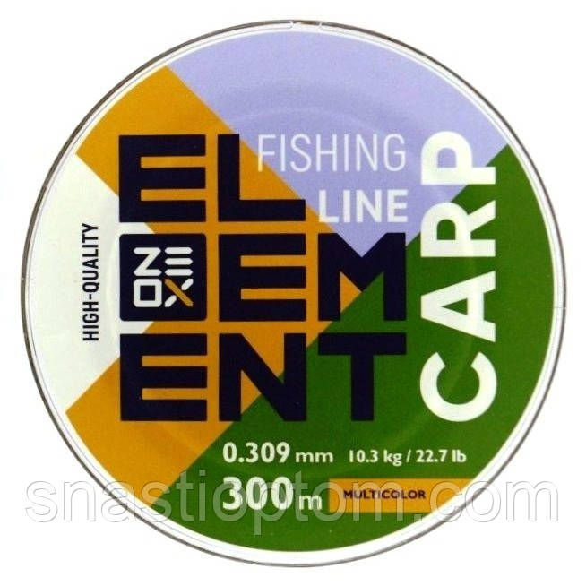 Рыбацкая леска, ZEOX Element Carp Multicolor, 300м, сечение 0,309мм - фото 1 - id-p1837873180