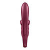 Вібратор-кролик Satisfyer Touch Me Red, подвійний відросток, 3 потужні мотори, фото 3