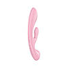 Двосторонній вібратор-кролик Satisfyer Triple Oh Pink, 3 мотори, ручка-масажер, фото 5