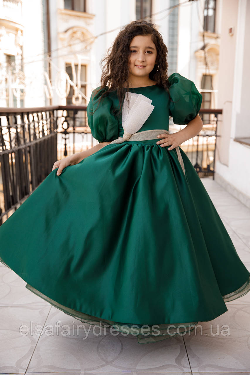 ОРЕНДА Дитяча ексклюзивна сукня "GREEN QUEEN"