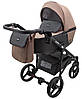Коляска 2 в 1 Bair City Soft 273 капучино / чорний, фото 2
