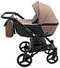 Коляска 2 в 1 Bair City Soft 273 капучино / чорний, фото 3