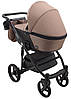 Коляска 2 в 1 Bair City Soft 273 капучино / чорний, фото 4