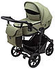 Коляска 2 в 1 Bair Ultra Soft U-816 оливковий, фото 2
