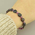 Браслет Рубін, Турмалін 18 см., фото 2