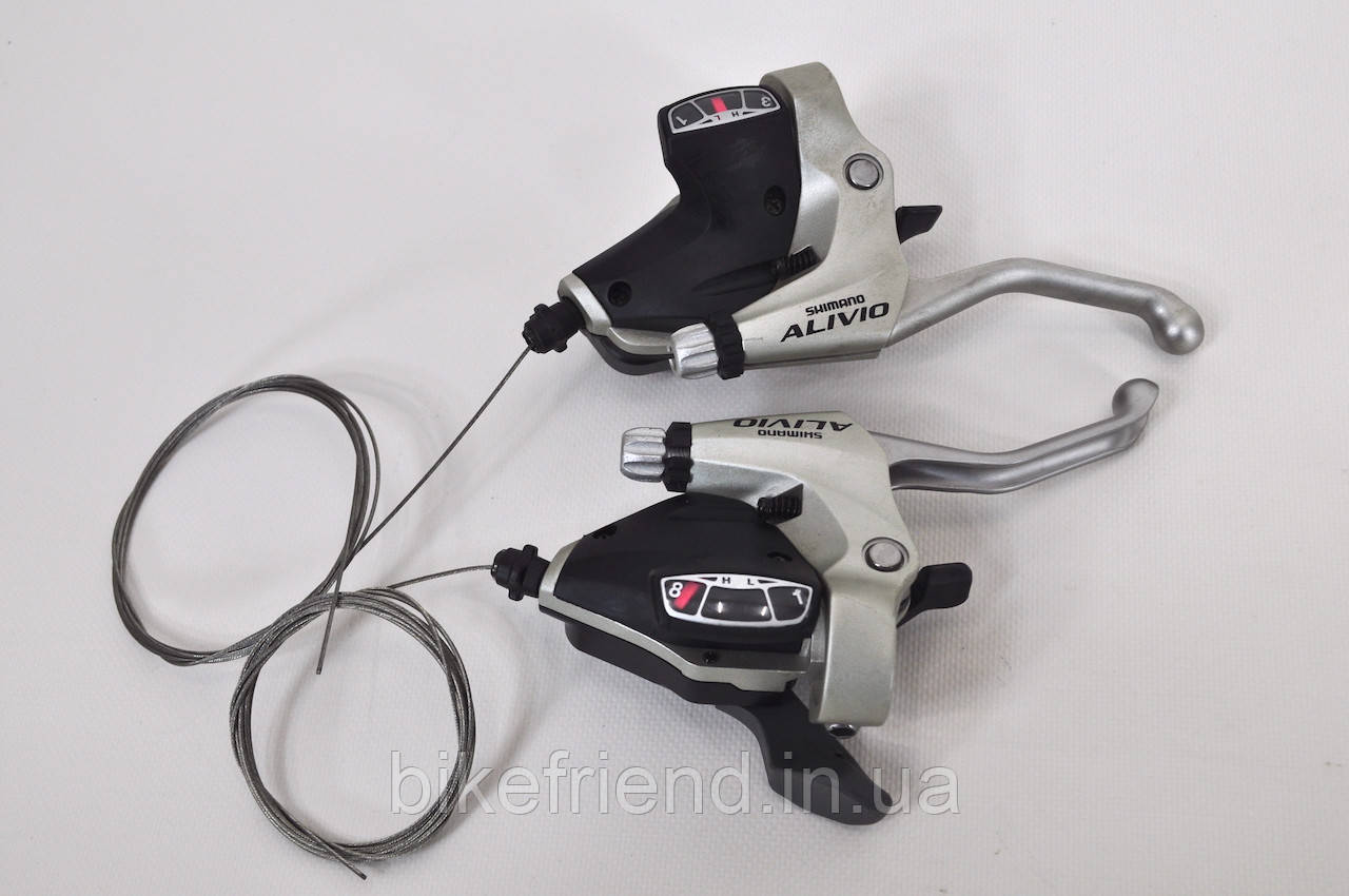 Переключатель скоростей Shimano Alivio комплект ST-M410 8R/3L (ID ...