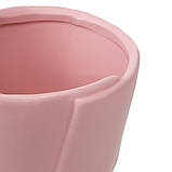 Керамічне кашпо "Пастель", рожеве, фото 2