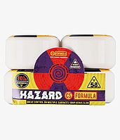 Колеса для скейта Hazard Radio Active Conical White Wheels 58mm 101a