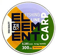 Рыбацкая леска, ZEOX Element Carp Multicolor, 300м, сечение 0,285мм