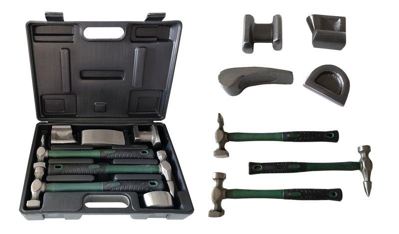 Набор инструментов рихтовочных для кузовных работ 7 предметов, в кейсе ROCKFORCE RF-50713B - фото 1 - id-p1837962987