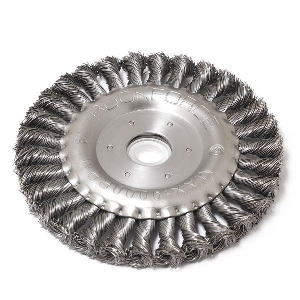 Кордщітка дискова сталева кручена для КШМ 150мм, в блістері, фото 1