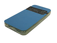 Чехол-книжка Book-cover с окном силикон iPhone 5G Blue