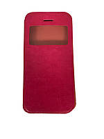 Чехол-книжка Book-cover с окном силикон iPhone 5G Rose