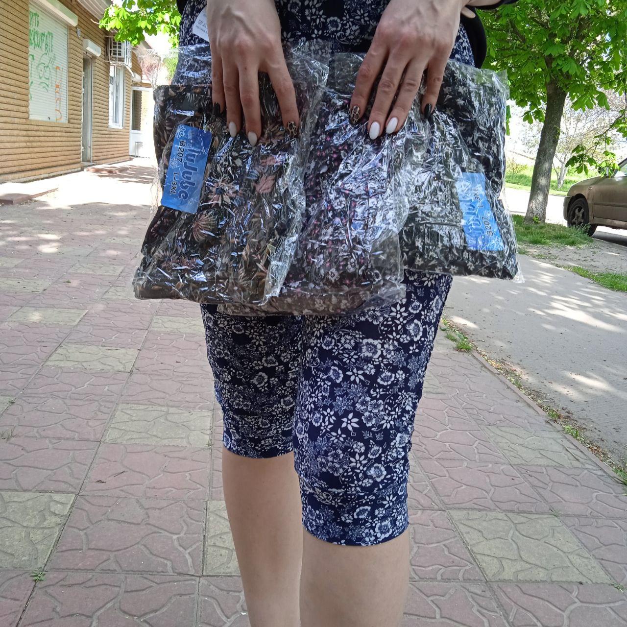 Жіночі бриджі-султанки холодок "JuJube" Art: B207 L-4XL(44-54)