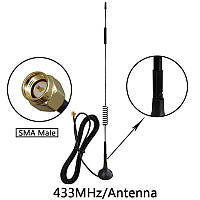 Антена штыревая 433МГц ANT 12dBi SMA-M 3M