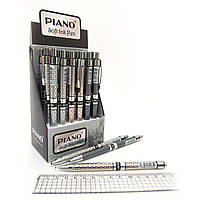 Ручка масло автомат. "Piano" синяя 24шт в упаковке 007-PS