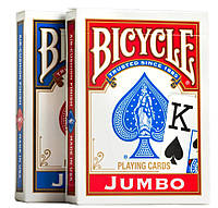 Гральні карти Bicycle Jumbo Index 88 Red or Blue