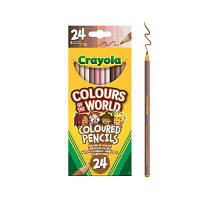 Карандаши цветные Crayola Colours of the World 24 шт (68-4607) - Вища Якість та Гарантія!