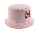 Панама дитяча 50-й розмір бавовна для дівчинки панамка головні убори рожевий (ПД182), фото 2
