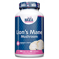 Пищевая добавка Haya Labs Lion's Mane Mushroom 500 мг 60 капсул