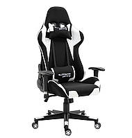 Компьютерное кресло из ткани PlayMaker Supreme Gaming 94558 Черно-белый