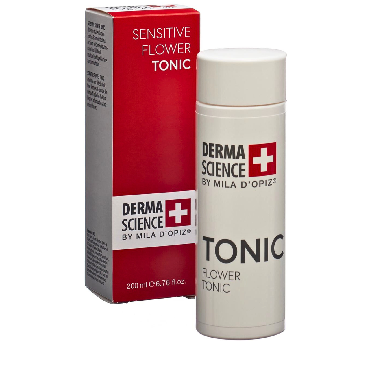 Тонік із альпійських трав для чутливої шкіри Mila d'Opiz Derma Science Sensitive Flower Tonic, 200 мл