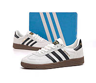 Adidas Spezial Vintage Handball White Gum (Адидас Спешл мужские кроссовки белого цвета)