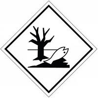 Табличка (наклейка) небезпечний вантаж для довкілля (риба та дерево) 250х250мм TEMPEST