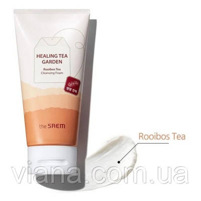 Очисна пінка з екстрактом чаю ройбуш The Saem Healing Tea Garden Rooibos 170 мл