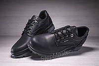 Спортивные кожаные туфли Waterproof Nubuck Black 46
