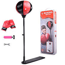 Боксерський набір (груша на стійці, рукавиці, насос) "Boxing sport set" арт. AT - 503