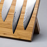 Набір ножів з дамаської сталі Ivory corian 6 од Sakura, фото 5
