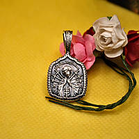 Серебряная ладанка иконка Семистрельная Божья Мать 925* | Женский кулон подвес православный религиозный на шею