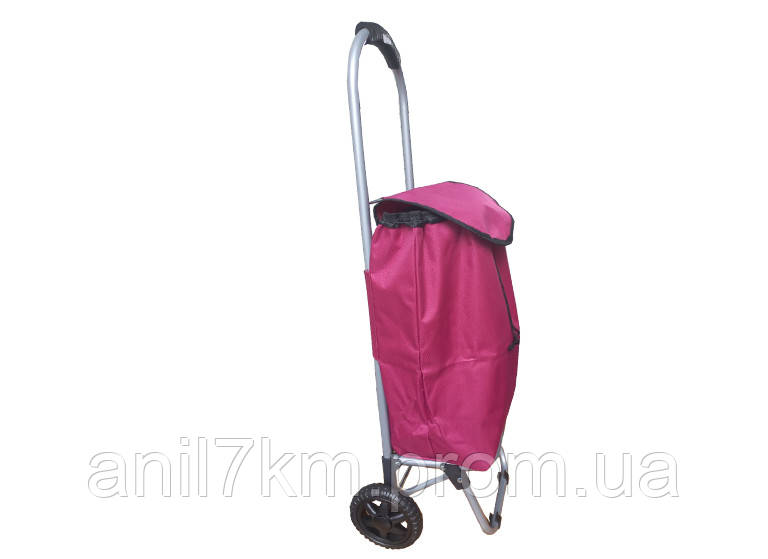 Хозяйственная сумка-тележка маленькая на бесшумных колёсах - фото 2 - id-p1838078266