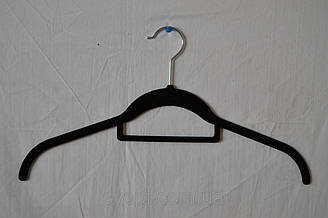 Вішалка оксамит чорна 23x42 см