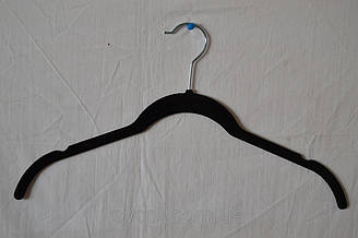 Вішалка оксамит чорна 24x42 см