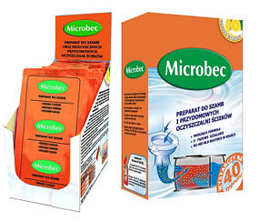Микробек мікробіологічний біопрепарат для біодеградації вмісту септика, туалету, каналізації
