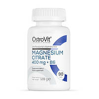 Магний цитрат OstroVit Magnesium Citrate + B6 400 mg 90 tab