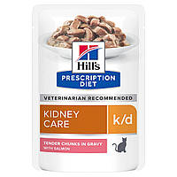 Лечебные консервы Hills Prescription Diet Kidney Care Salmon для поддержки функций почек у кошек 85 г