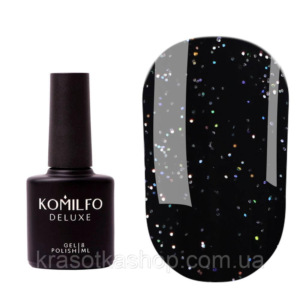 Komilfo No Wipe Holographic Top – голографічний топ без липкого шару, 8 мл