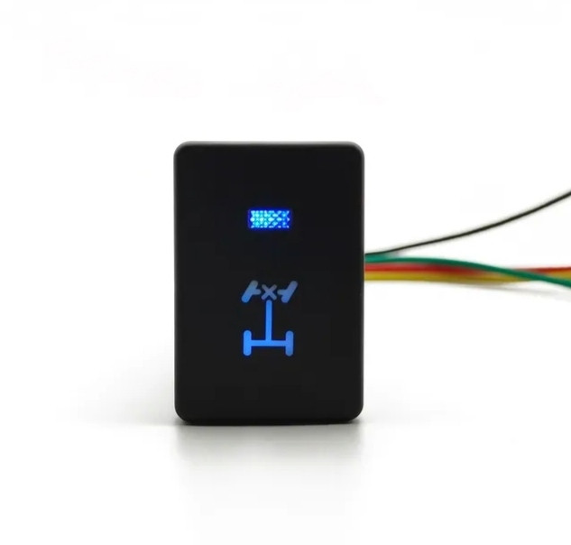 КНОПКА Front Differential Lock з підсвічуванням Toyota Camry Prius Corolla PRADO (синя підсвітка), фото 1