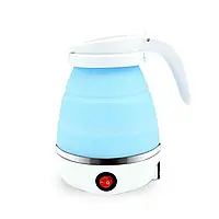 Складной электрический силиконовый дорожный чайник 750 мл Folding Silicone Kettle