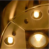 Лампа-люстра круглої плоскої форми, фото 2