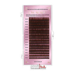 Вії для нарощування Nagaraku коричневі 0,07 C 12 мм