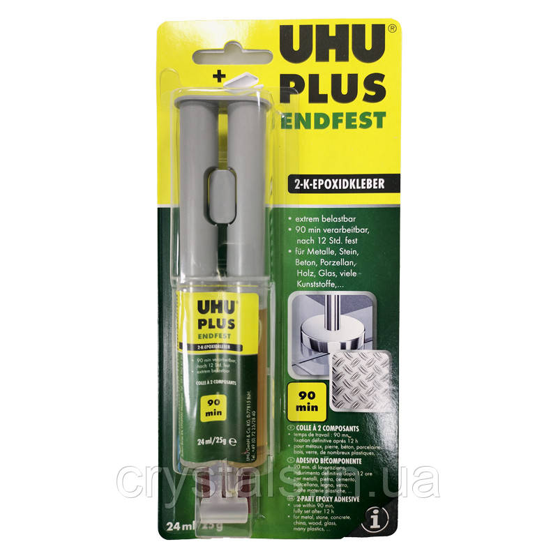 Клей 2-компонентний UHU Plus Endfest 45585 (25 г)