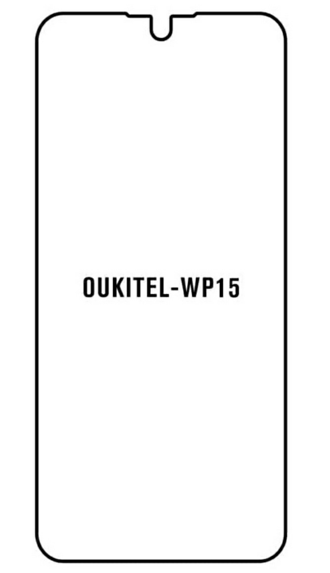 Гідрогелева олеофобна захисна плівка для Oukitel WP15 / Прозора, фото 1