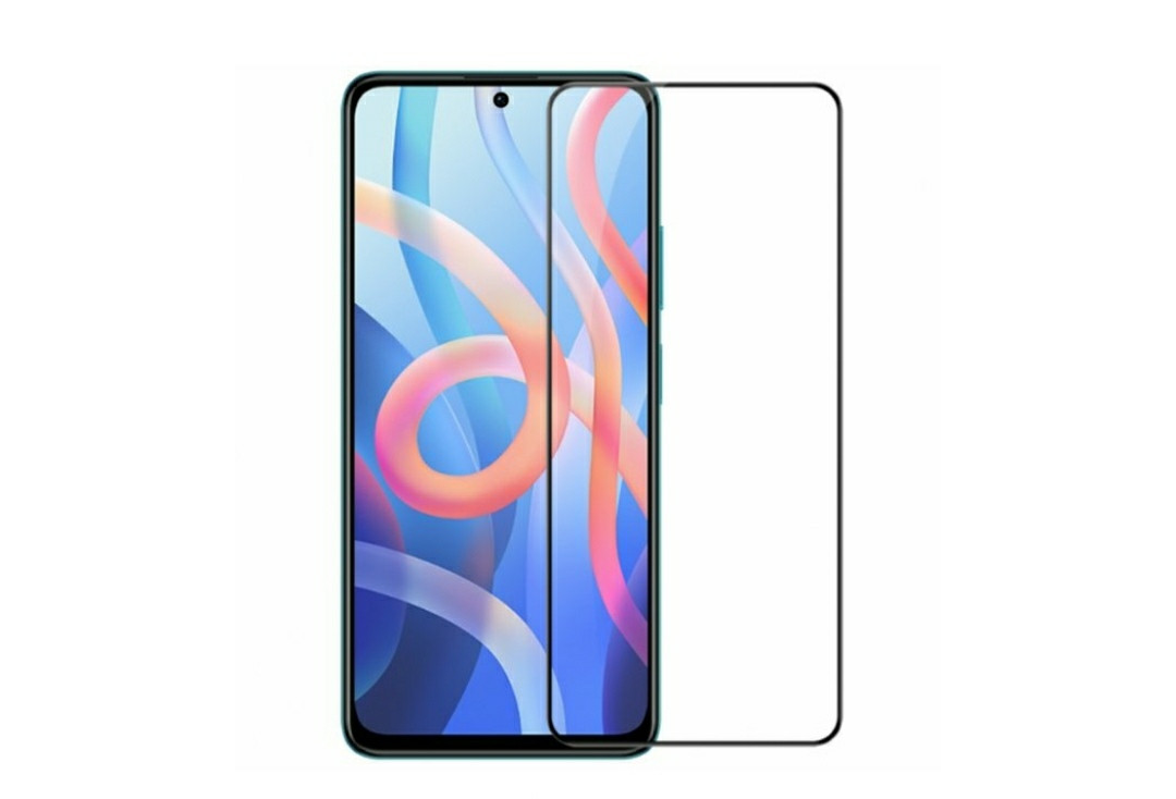 Загартоване захисне скло на Xiaomi Redmi Note 11S 5G / Чорна рамка, фото 1