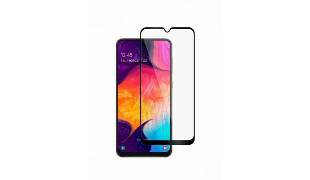 Загартоване захисне скло на Samsung Galaxy M10 (M105) / Чорна рамка, фото 1