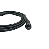 Магнітний кабель USLION 2 в 1 / Micro - USB / 540 градусів / Круглий / 100 см. / Чорний, фото 5