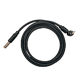 Магнітний кабель USLION 2 в 1 / Lightning (Iphone) - USB / 540 градусів / Круглий / 100 см. / Чорний, фото 3